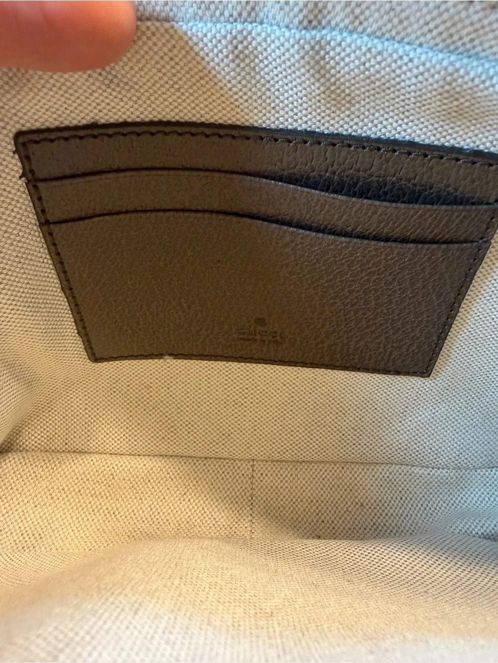 New Authentic Gucci GG Supreme Logo Leather Brown Pink Shoulder Bag